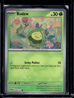 2025 Pokemon Prismatic Evolutions Budew #004/131 - Image 1