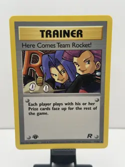 Pokemon Team Rocket Here Comes Team Rocket! Rare Trainer 1st Edition 71/82 - Image 1