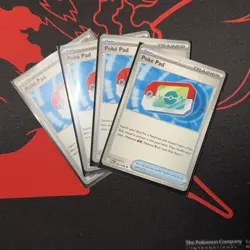 4x Poke Pad Playset 081/088 Perfect Order Pokemon ME03 - Image 1