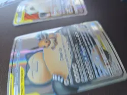 NM | Pokemon Eevee & Snorlax GX 171/181 Sm-Team Up Ultra Rare Full Art Holo - Image 5