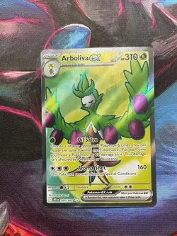 Pokemon TCG Arboliva EX 207/182 Ultra Rare Holo Destined Rivals S&V Full Art - Image 1