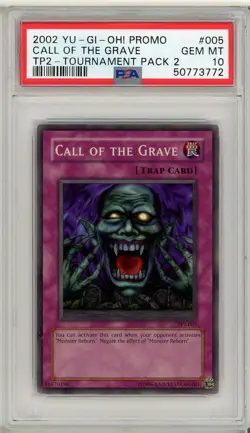 Call Of The Grave TP2-005 Promo Super Rare Yugioh PSA 10 *772 - Image 1