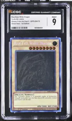 Yu-Gi-Oh Ghosts from the Past: the 2nd Haunting: Blue-Eyes White Dragon CGC MT 9 - Image 1