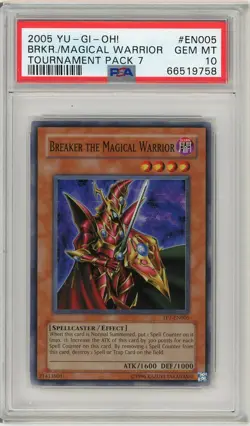 Breaker The Magical Warrior TP7-EN005 Super Rare Yugioh PSA 10 *758 - Image 1