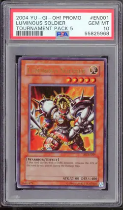 Luminous Soldier TP5-EN001 Promo Ultra Rare Yugioh PSA 10 *968 - Image 1