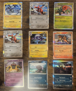 2023 Pokemon Scarlet & Violet Holo/Reverse Lot 9 Cards Darkrai Entei - Image 1
