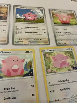 Lot Of 7 Chansey and Blissey Pokemon Cards - Image 5