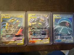Pokemon TCG Card Lot of 3 Chinese Tag Team - Image 1