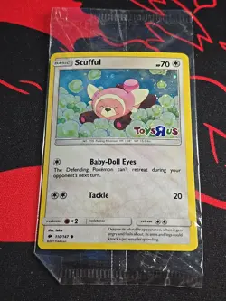 SEALED Stufful # 110/147 - Toys R Us Stamped Holo Promo Pokemon Card - Image 1