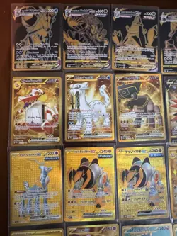 Pokemon TCG Hyper Rare Gold 20 Card Lot NM - Including Mew, Zapdos & More - Image 5