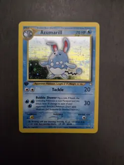Azumarill Neo Genesis 2/111 1st Edition Holo Card Near Mint Condition - Image 1