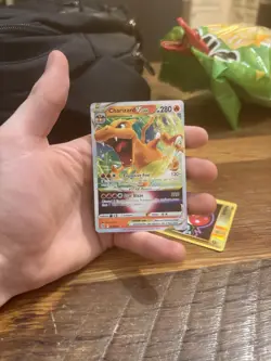 Pokemon TCG Charizard VSTAR Holo Ultra Rare Card Brilliant Stars 18/172 NM - Image 1