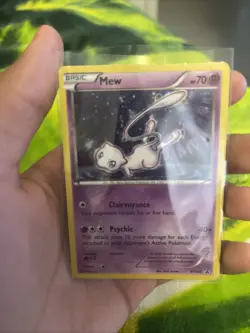 Mew XY192 2017 Black Star Promo Mythical Collection Holo Pokemon Card LP - Image 1