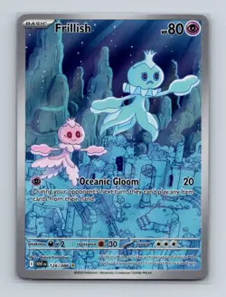 Frillish 126 2025 Pokemon S&V White Flare Full Art Illustration Rare Card NM (b) - Image 1