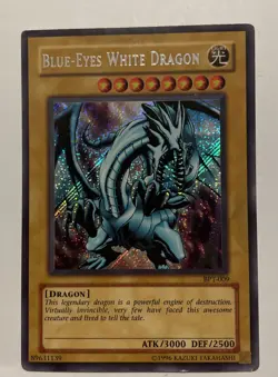 Blue-Eyes White Dragon BPT-009 - Secret Rare - Yu-Gi-Oh - Movie Promo 2002 - Image 1
