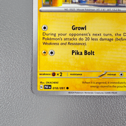 Pokemon TCG Card - Pikachu 18/91 Common | 2024 Paldean Fates | NM/Mint - Image 4