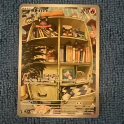 Pokemon Litten Full Art Holo Card 167/162 Temporal Forces - Image 1