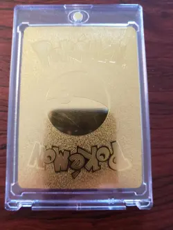 Pokemon Charizard DX 500hp Gold Foil Fan Art Collector Card TCG - Image 2