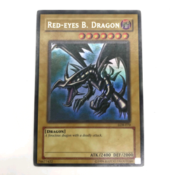 Red-Eyes Black Dragon LOB-070 Ultra Rare LP Yu-Gi-Oh! Legend of Blue Eyes Holo - Image 1