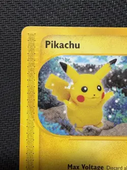 Pokemon TCG Pikachu Skyridge 84/144 E Reader Series 2003 Vintage HP Damaged Card - Image 2