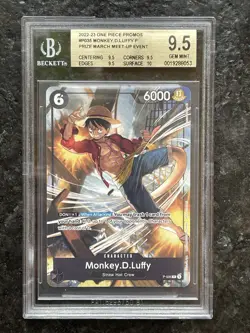 Monkey.D.Luffy (Pirates Party Vol. 3) P-035 One Piece Promotion Cards BGS 9.5 - Image 1