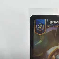 Uther the Lightbringer Alt Art World of Warcraft TCG WOW Holo Foil NM Card - Image 3