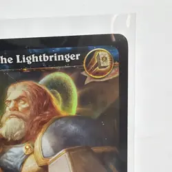 Uther the Lightbringer Alt Art World of Warcraft TCG WOW Holo Foil NM Card - Image 4