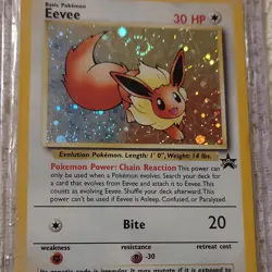 Pokemon TCG Eevee 11/53 Wotc Promo Holo Basic 30 HP Card 1999 - Image 1