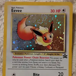Pokemon TCG Eevee 11/53 Wotc Promo Holo Basic 30 HP Card 1999 - Image 2
