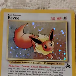 Pokemon TCG Eevee 11/53 Wotc Promo Holo Basic 30 HP Card 1999 - Image 4