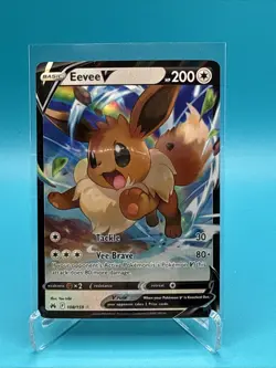 Pokemon TCG Crown Zenith Eevee v Ultra Rare Holo Card 108/159 NM Condition - Image 1
