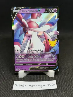 Dark Sylveon V SWSH134 SWSH: Sword & Shield Promo Cards Holo - Image 1
