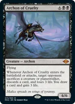MTG English Archon of Cruelty NM Normal Modern Horizons 2 - Image 1
