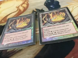 MtG x2 Foil Forgotten Cave Onslaught: Magic the Gathering Card: Excellent Cond - Image 2