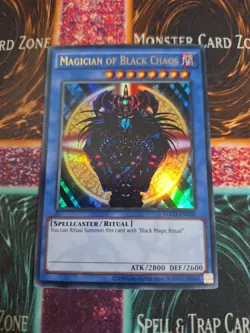 Yu-Gi-Oh! TCG Magician of Black Chaos YGLD-ENC01 Ultra Rare Unlimited Near Mint - Image 1