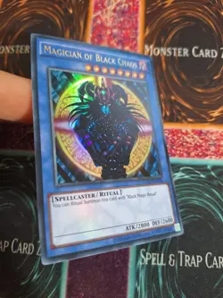 Yu-Gi-Oh! TCG Magician of Black Chaos YGLD-ENC01 Ultra Rare Unlimited Near Mint - Image 2