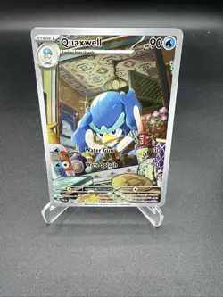 POKEMON CARD TCG QUAXWELL 207/193 Illustration Rare PALDEA EVOLVED. - Image 1