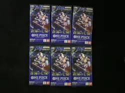 2025 One Piece Card Game Japanese OP-14 Azure Sea's Seven Sealed Pack Lot*6 LU57 - Image 1