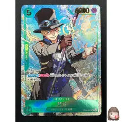 [NM] Sabo ONE PIECE Card Japanese OP09-027 3rd Anniversary Stamped Promo 8M57 - Image 1
