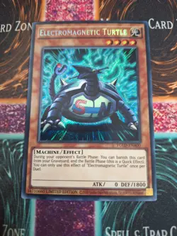 Yu-Gi-Oh! Electromagnetic Turtle YGLD-ENA00 Secret Rare Limited Near Mint - Image 1