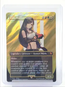 TIFA, MARTIAL ARTIST 2025 MTG FINAL FANTASY MYTHIC RARE FOIL 4/4 Q1816 - Image 1