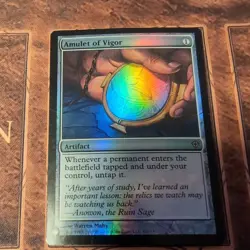 1x Amulet of Vigor The list Mtg Mystery Foil MP - Image 1