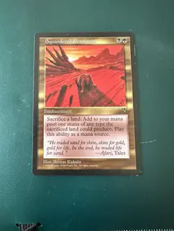 MtG Squandered Resources: Visions 1996 LP ACTUAL PHOTOS! - Image 1