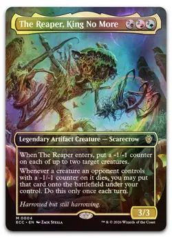 The Reaper, King No More (Borderless) #4 (Foil) (NM) ECC Magic MTG - Image 1