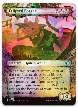 Eclipsed Boggart (Showcase) #335 (Foil) (NM) ECL Magic MTG - Image 1