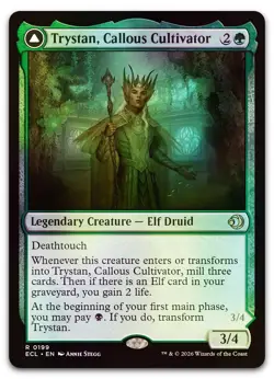 Trystan, Callous Cultivator #199 (Foil) (NM) ECL Magic MTG - Image 1