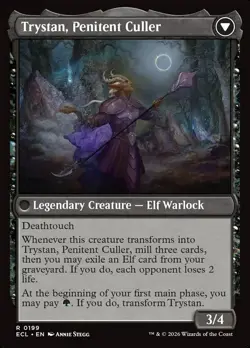 Trystan, Callous Cultivator #199 (Foil) (NM) ECL Magic MTG - Image 2