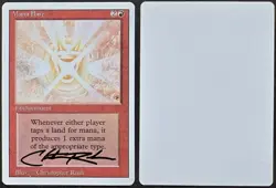 RARE SIGNED MtG Magic Chris Rush _ Revised Artist Proof _ MANA FLARE _ 1/100! - Image 1