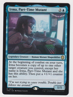Irma, Part-Time Mutant Commander TMNT TMC 0012 R Rare Regular NM MTG Magic - Image 1