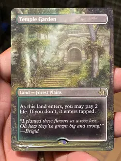 Temple Garden Showcase MTG Lorwyn Eclipsed Hand Painted Full Altered Art Tentz - Image 2